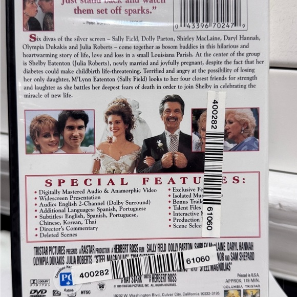 🎥 Classic Vintage Steel Magnolias DVD - Never Opened - Picture 11 of 14